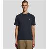 LYLE&SCOTT FINE TIPPED T-SHIRT - NAVY
