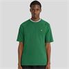 LYLE&SCOTT TIPPED TRACK T-SHIRT - GREEN