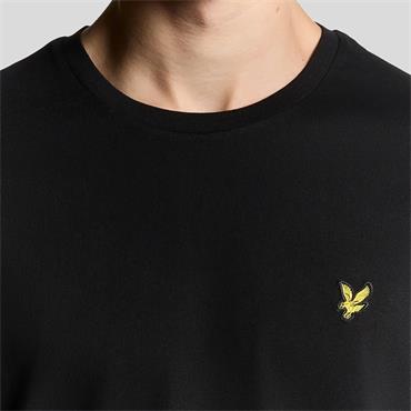 LYLE&SCOTT COTTON CREW NECK T-SHIRT - BLACK