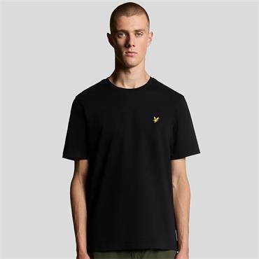 LYLE&SCOTT COTTON CREW NECK T-SHIRT - BLACK