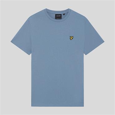 LYLE&SCOTT COTTON CREW NECK T-SHIRT - BLUE