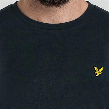 LYLE&SCOTT COTTON CREW NECK T-SHIRT - NAVY