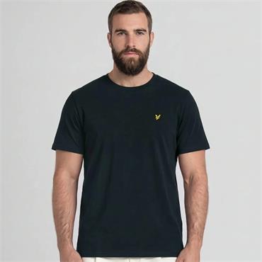 LYLE&SCOTT COTTON CREW NECK T-SHIRT - NAVY