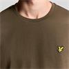 LYLE&SCOTT COTTON CREW NECK T-SHIRT - OLIVE