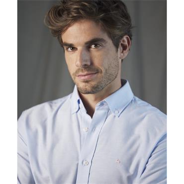 MAGEE TULLAGH CLASSIC BUTTON DOWN SHIRT - BLUE