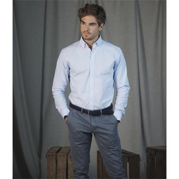 MAGEE TULLAGH CLASSIC BUTTON DOWN SHIRT - BLUE