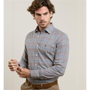 MAGEE TULLAGH CLASSIC SHIRT - BROWN