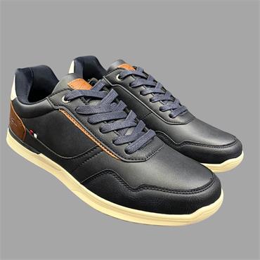 BOWE TWENTY FOUR CASUAL TRAINER - NAVY