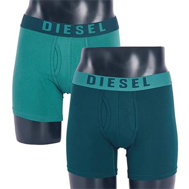 DIESEL QUINLIN 2 PACK BOXERS - GREEN