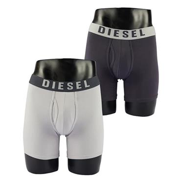 DIESEL QUINLIN 2 PACK BOXERS - GREY