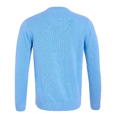ANDRE VALENCIA V-NECK JUMPER - BLUE