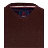 ANDRE VALENCIA V-NECK JUMPER - BROWN