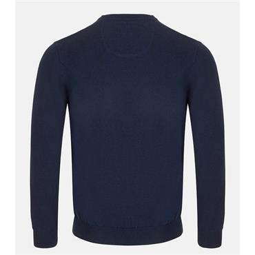 ANDRE VALENCIA V-NECK JUMPER - NAVY