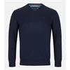 ANDRE VALENCIA V-NECK JUMPER - NAVY