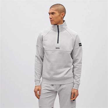 DIESEL HATCHER 1/2 ZIP - GREY