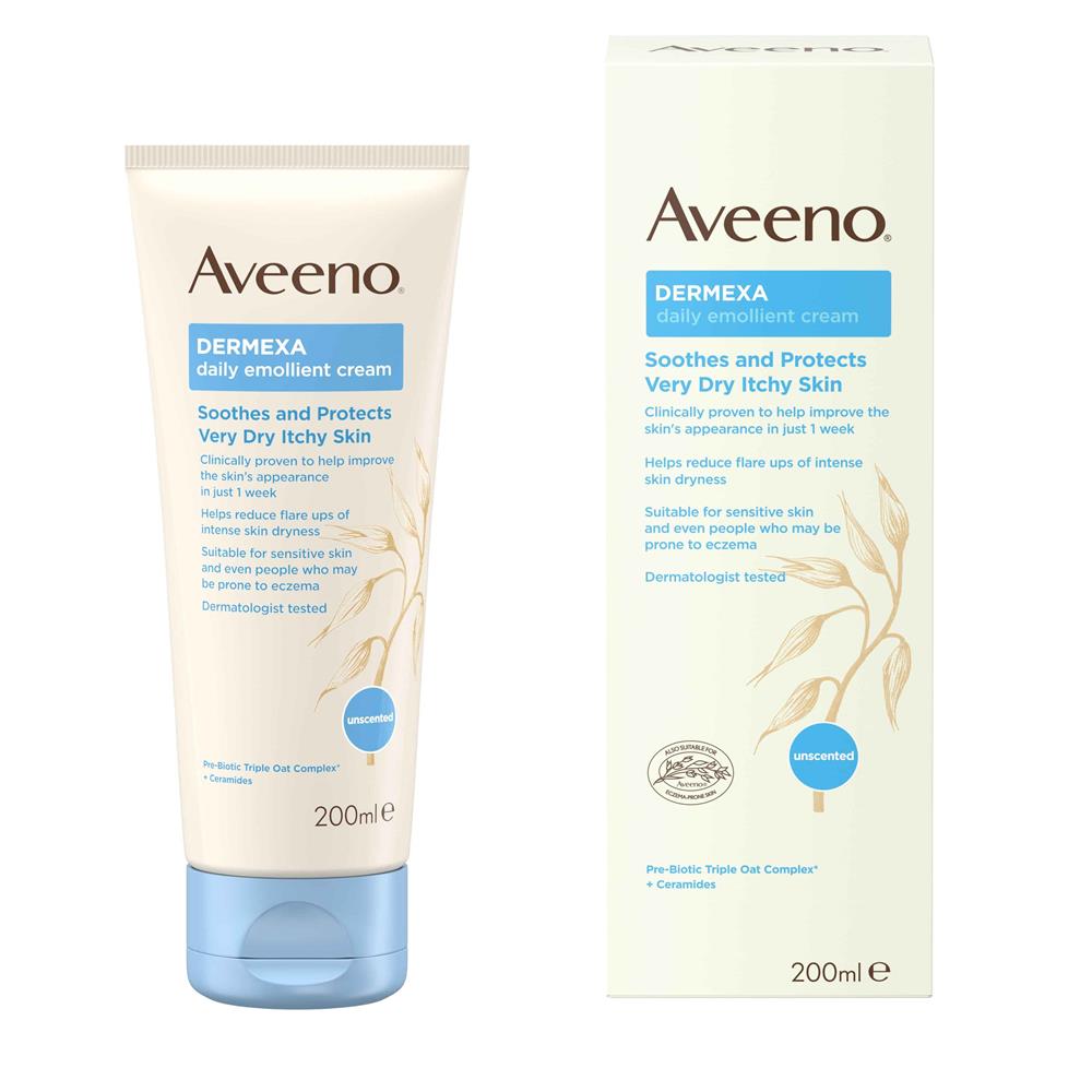 Aveeno Dermexa Emollient Cream 200ml McGorisks Pharmacy and Beauty