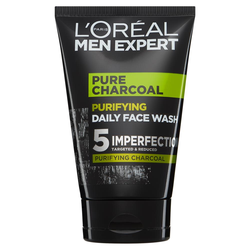 L'Oreal Paris Men Expert Pure Charcoal Purifying Daily Face Wash 100ml McGorisks Pharmacy and