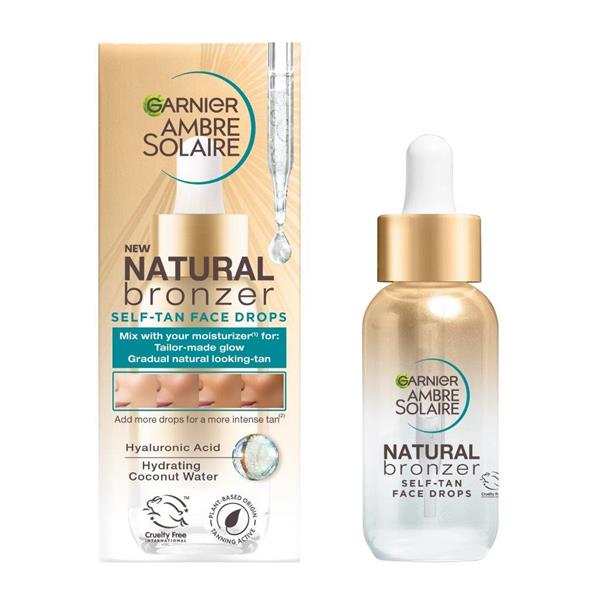 Garnier Ambre Solaire Natural Bronzer Self Tan Face Serum 30ml