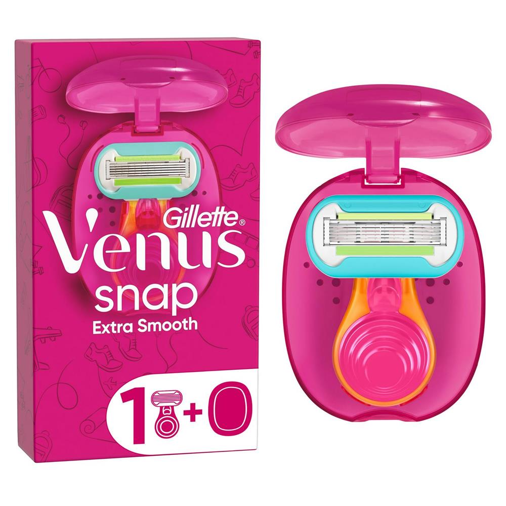 Gillette Venus Extra Smooth Snap Razor with Case McGorisks Pharmacy
