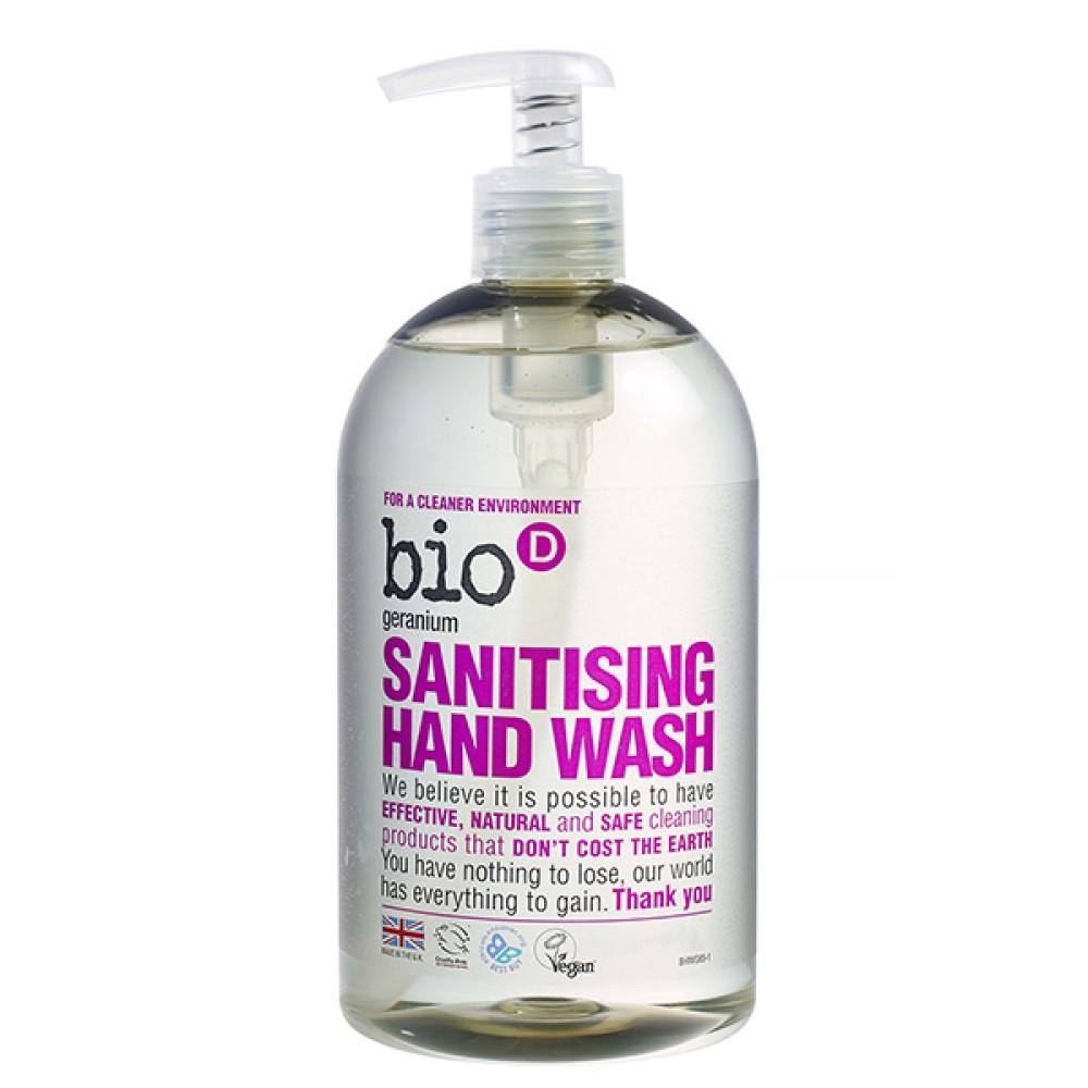 BioD Geranium Sanitising Hand Wash 500ml With Pump