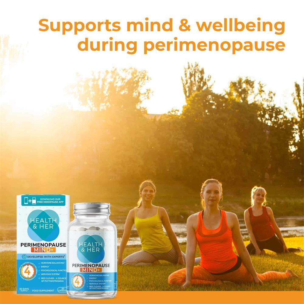 Health & Her Perimenopause Mind+ Food Supplement 30 Capsules