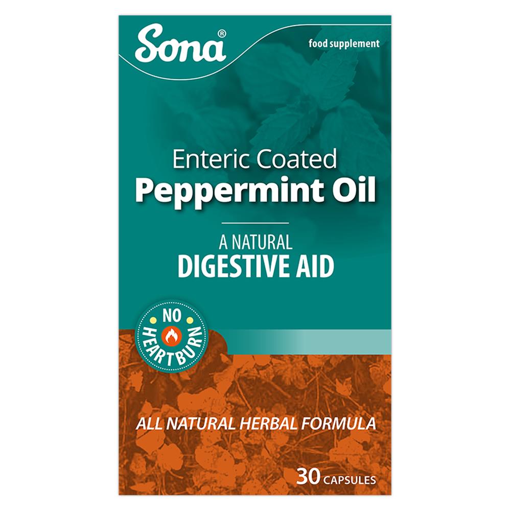 Sona Peppermint Oil Enteric Coated 30 Capsules McGorisks Pharmacy and