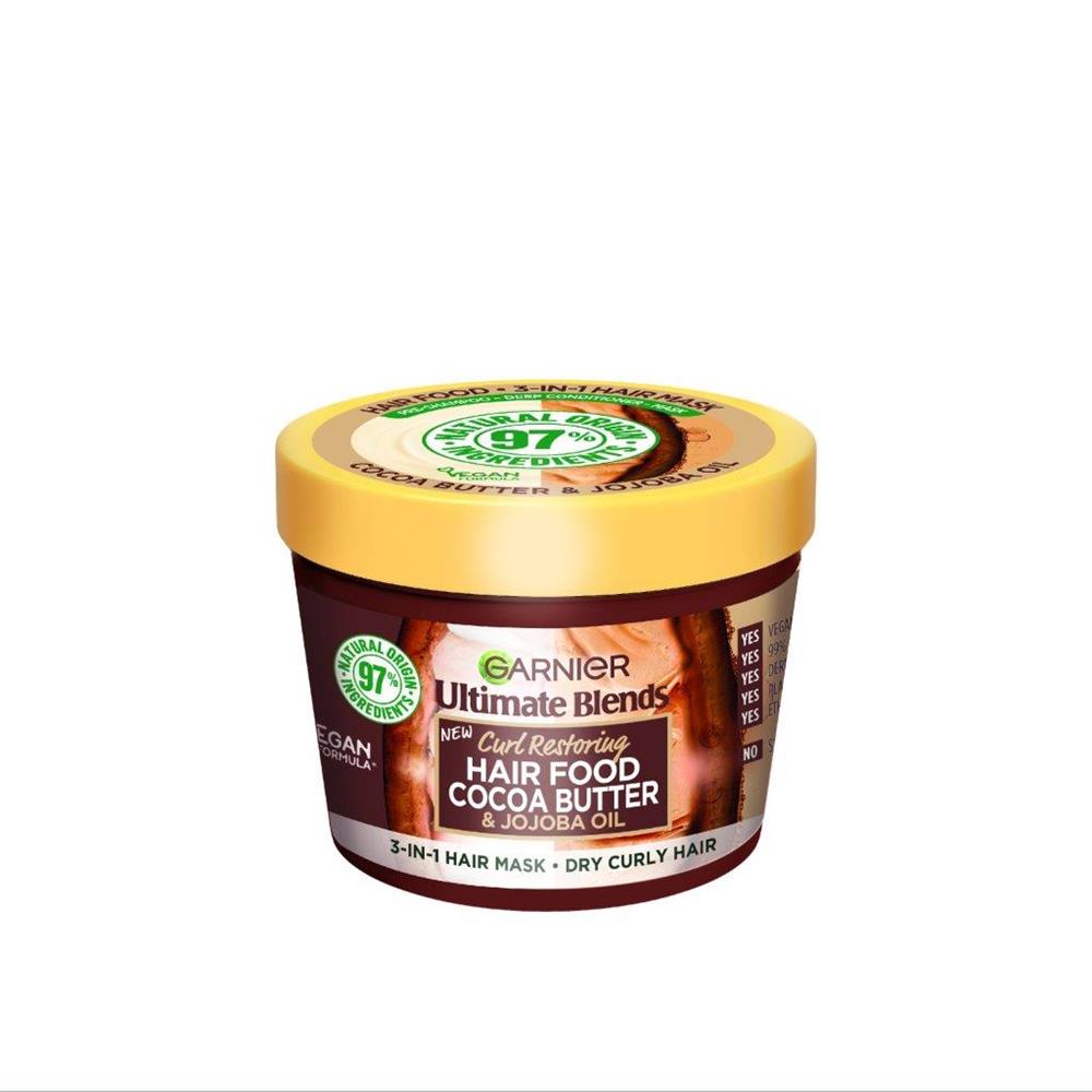 Garnier Ultimate Blends Cocoa Butter 3in1 Hair Mask 390ml McGorisks