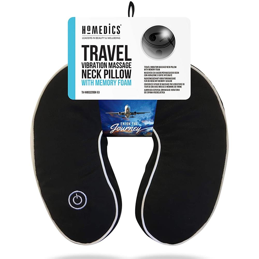 HoMedics Vibration Foam Travel Pillow McGorisks Pharmacy and Beauty