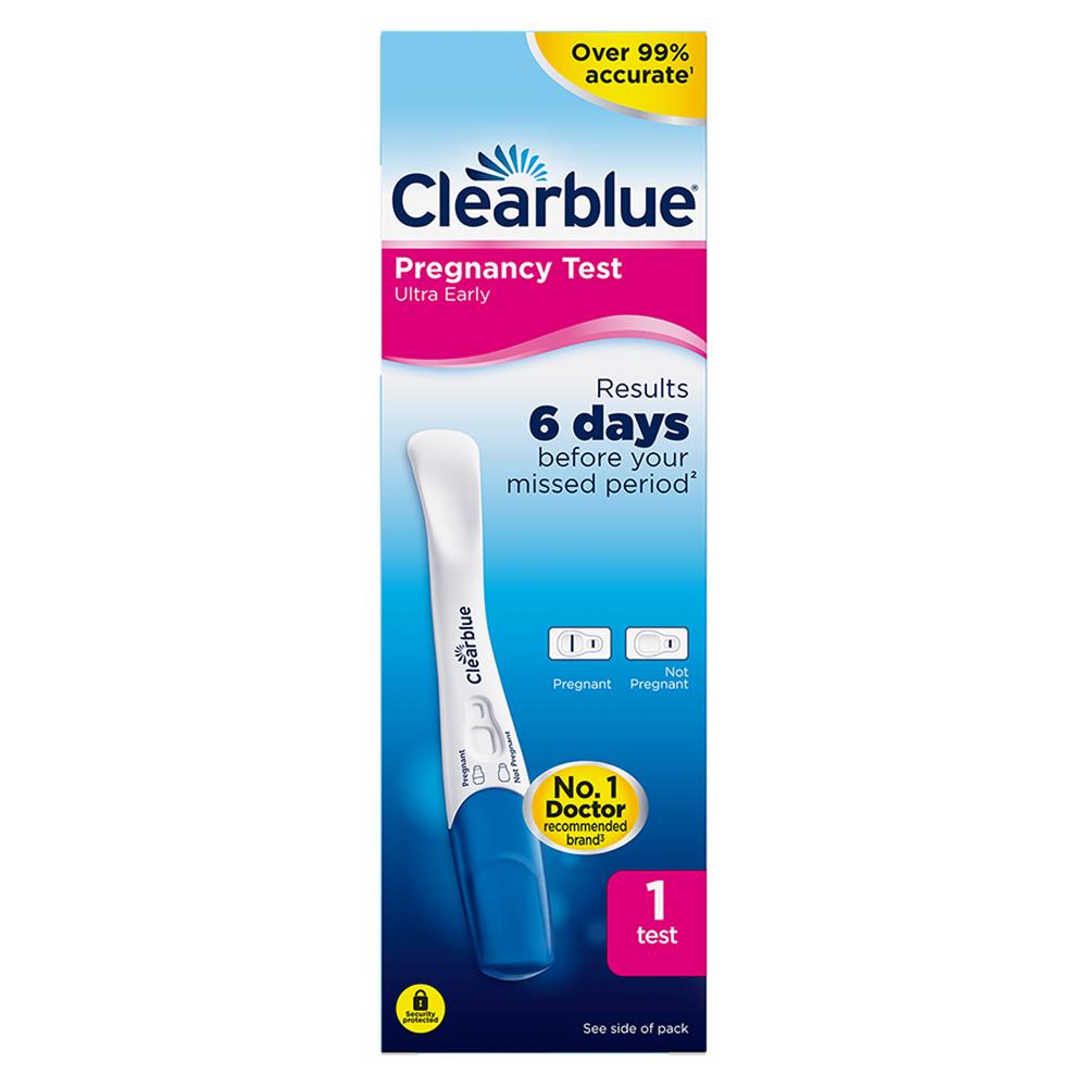 Clearblue Ultra Early Pregnancy 1 Test McGorisks Pharmacy and Beauty