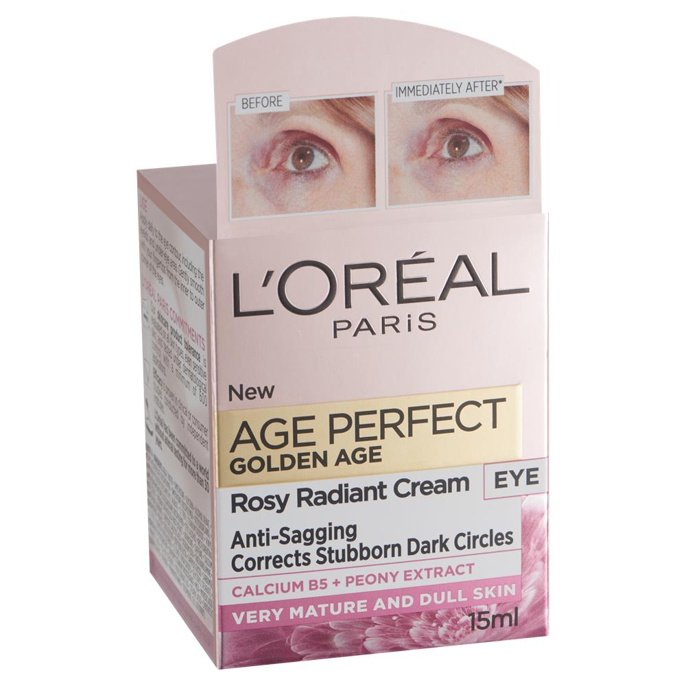 L'Oreal Age Perfect Golden Age Rosy Radiant Eye Cream 15ml McGorisks
