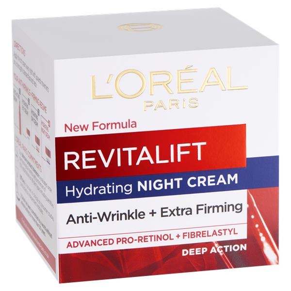 L'Oreal Revitalift AntiWrinkle Night Cream 50ml McGorisks Pharmacy