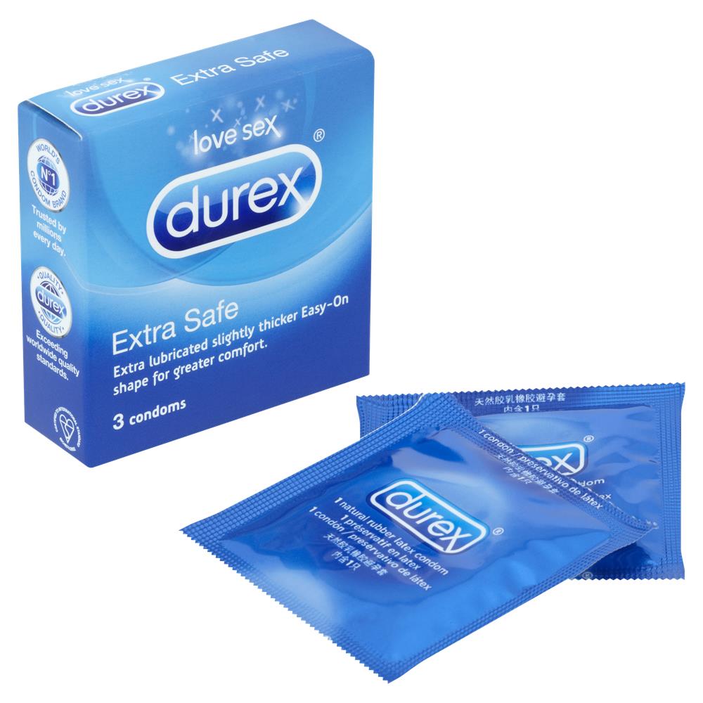 Durex Extra Safe Condoms 3 Pack McGorisks Pharmacy and Beauty Ireland