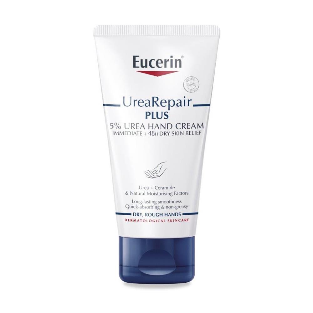 Eucerin Dry Skin Relief Hand Cream with 5 Urea 75ml McGorisks
