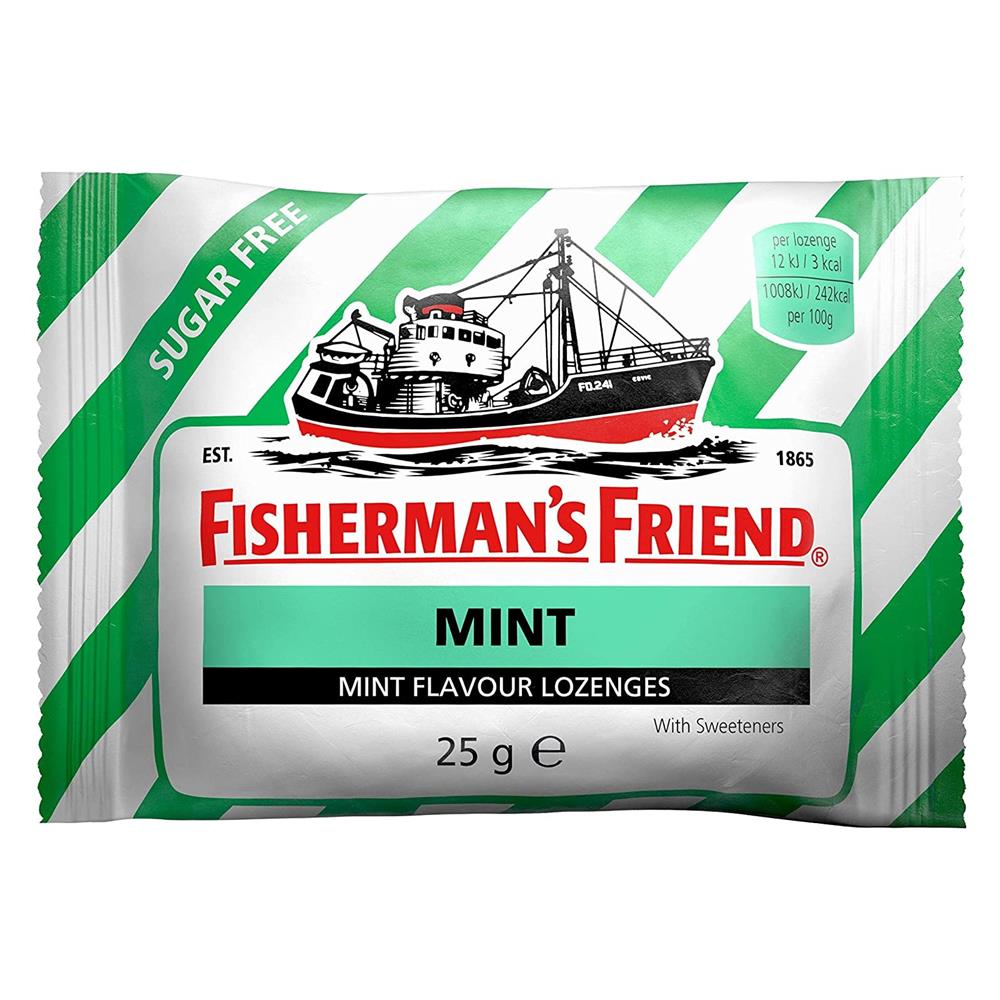 Fishermans Friend Cough Drops Mint 25g McGorisks Pharmacy and Beauty