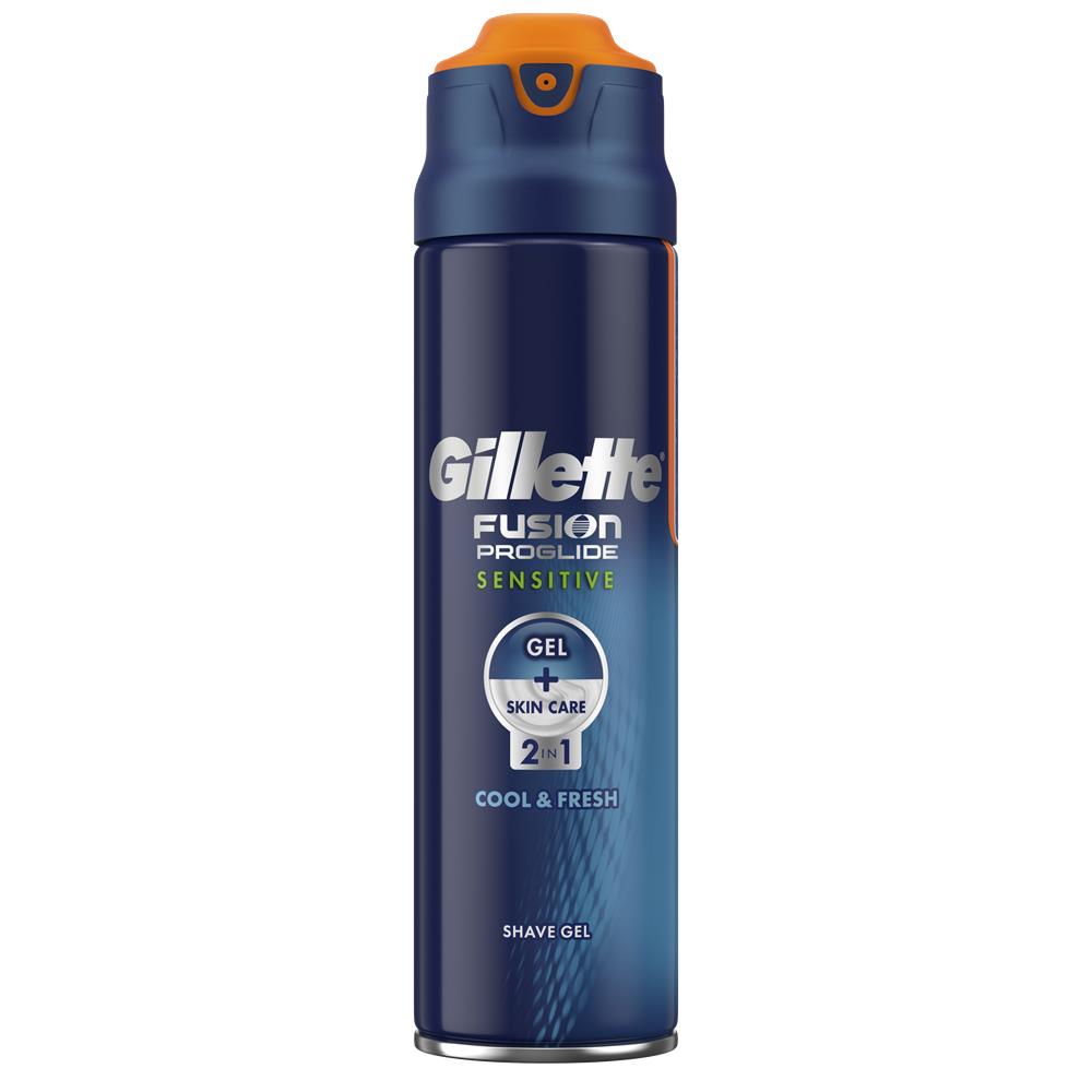 Gillette Shaving Gel Fusion5 Proglide Sensitive 2In1 Ocean Breeze