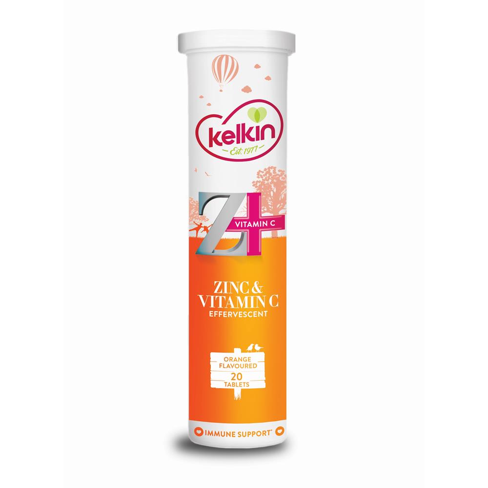 Kelkin Zinc & Vitamin C 20 Effervescent Tablets McGorisks Pharmacy