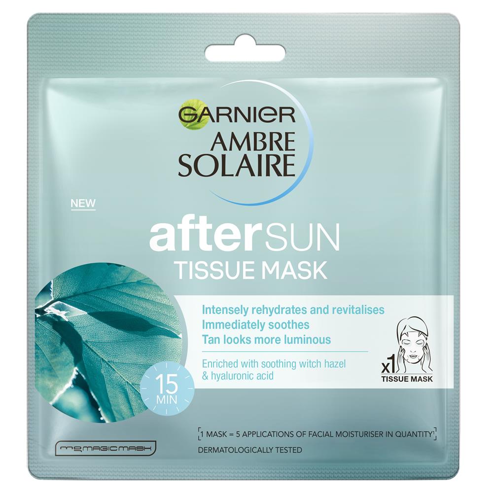 Garnier Ambre Solaire After Sun Cooling Face Sheet Mask McGorisks