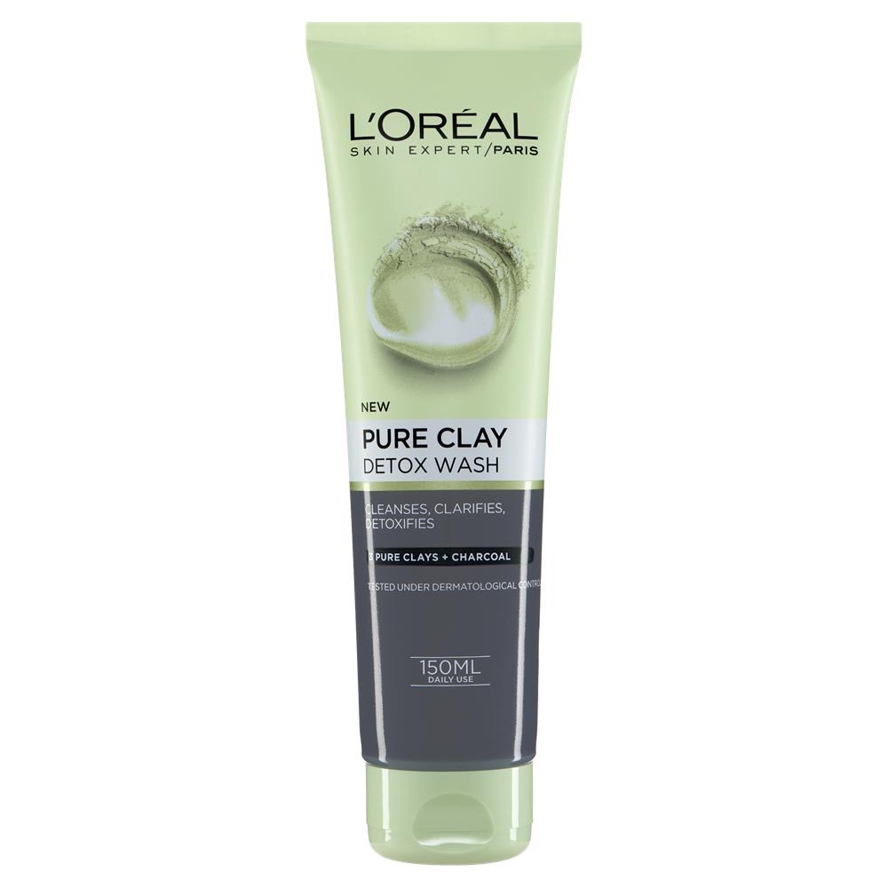 L'Oreal Paris Pure Clay Foam Wash Black 150ml McGorisks Pharmacy and Beauty Ireland