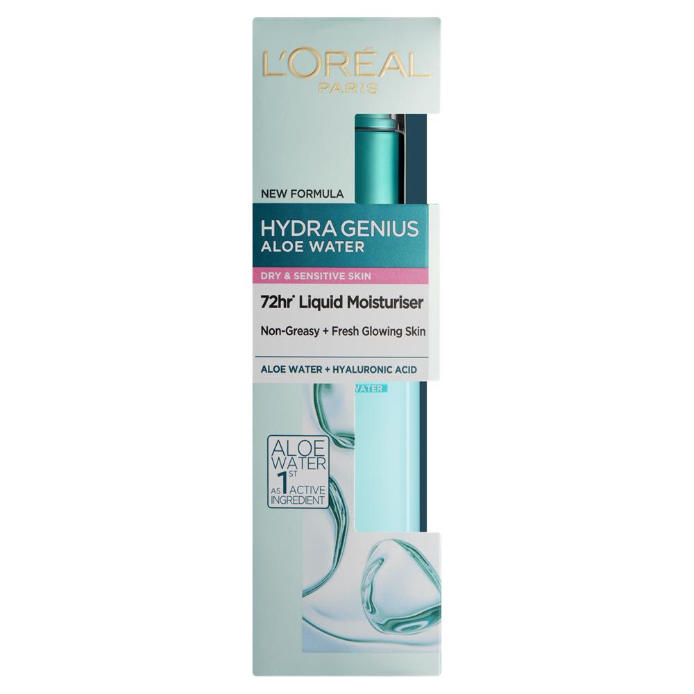 L'Oreal Paris Hydra Genius Liquid Care Moisturiser Dry Sensitive Skin