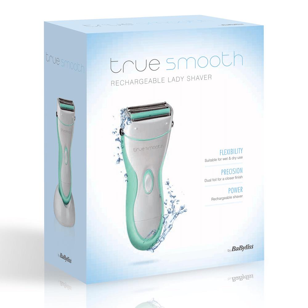 Babyliss Truesmooth Wet & Dry Rechargeable Lady Shaver 8770Bu