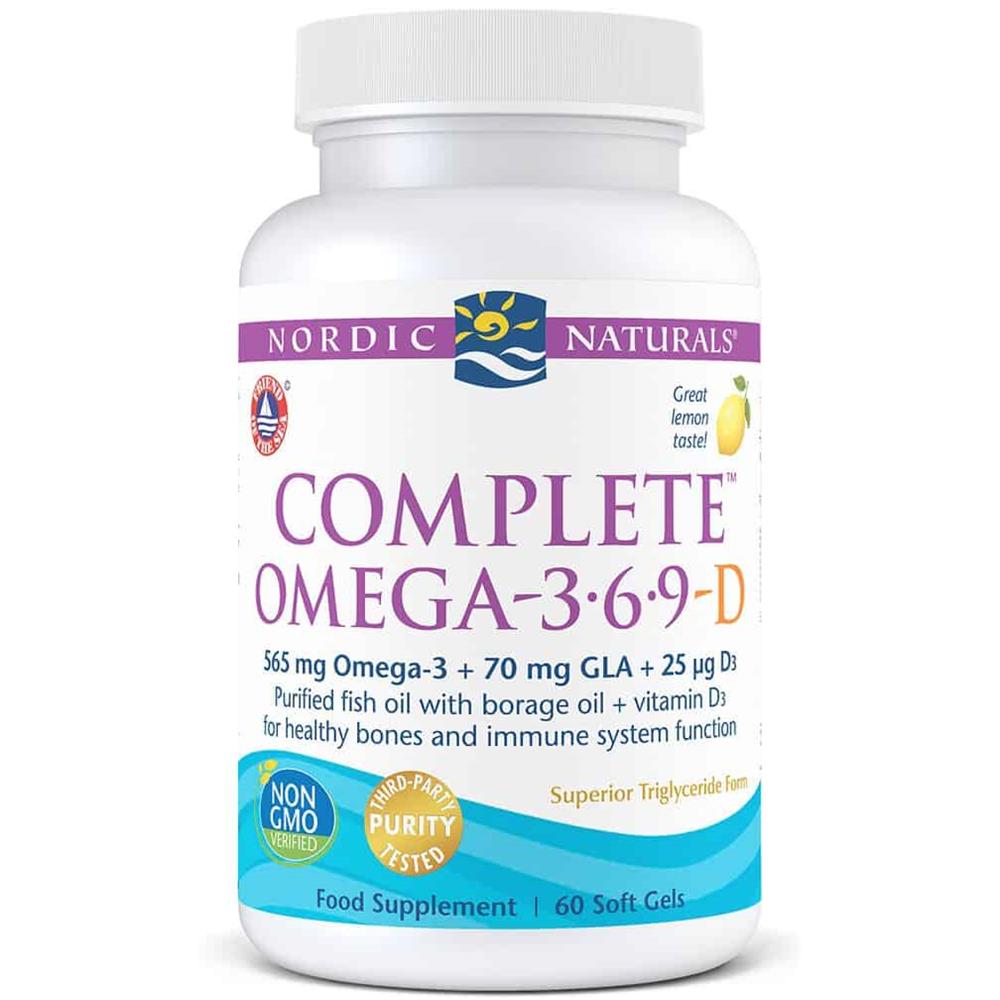 Nordic Naturals Complete Omega3.6.9D 60 Soft Gels McGorisks