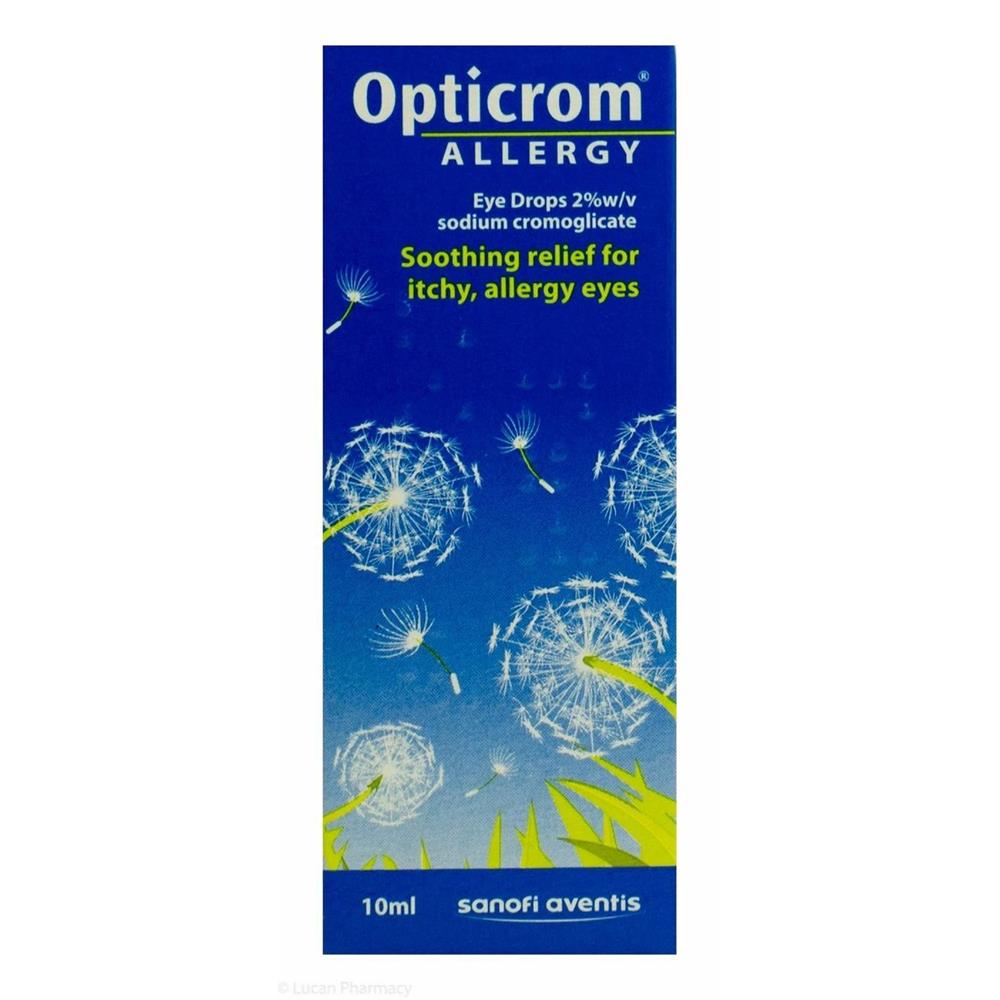 Opticrom Allergy Eye Drops 10ml McGorisks Pharmacy and Beauty Ireland