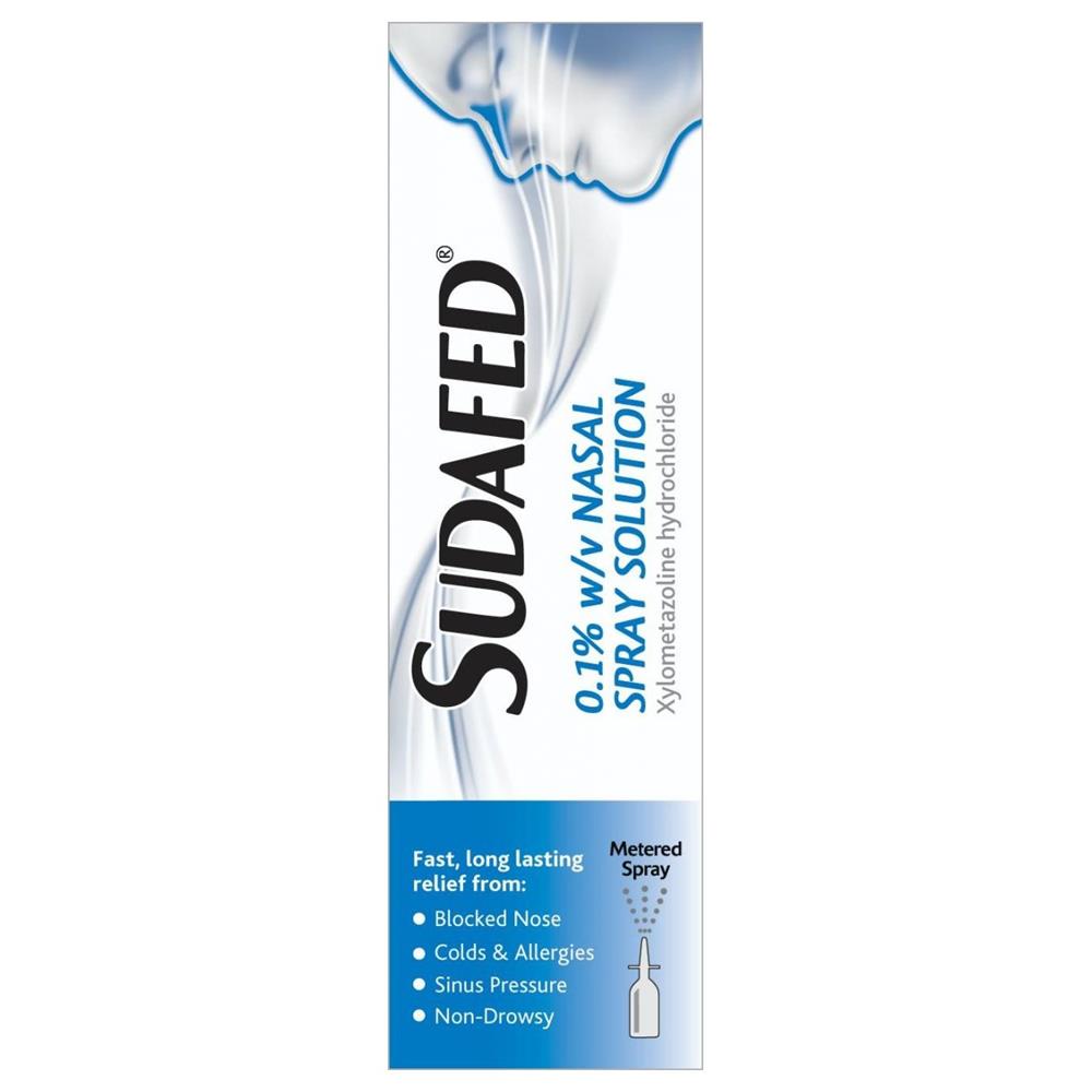 Sudafed Decongestant Nasal Spray 15ml McGorisks Pharmacy and Beauty