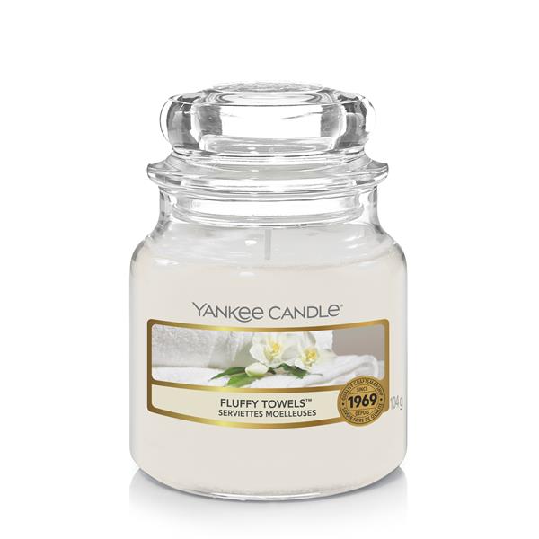 Yankee Candle Fluffy Towels Small Jar McGorisks Pharmacy and Beauty