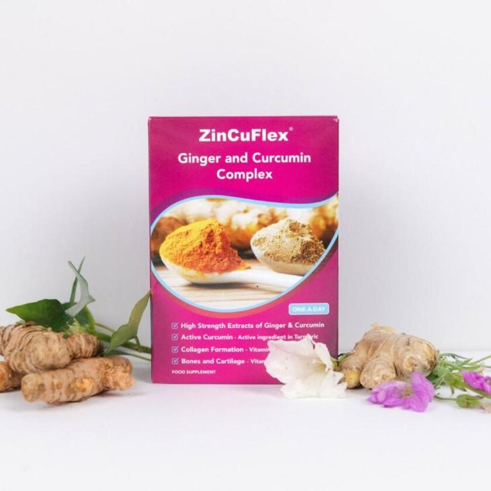 Zincuflex Curcumin Ginger 30s McGorisks Pharmacy and Beauty Ireland