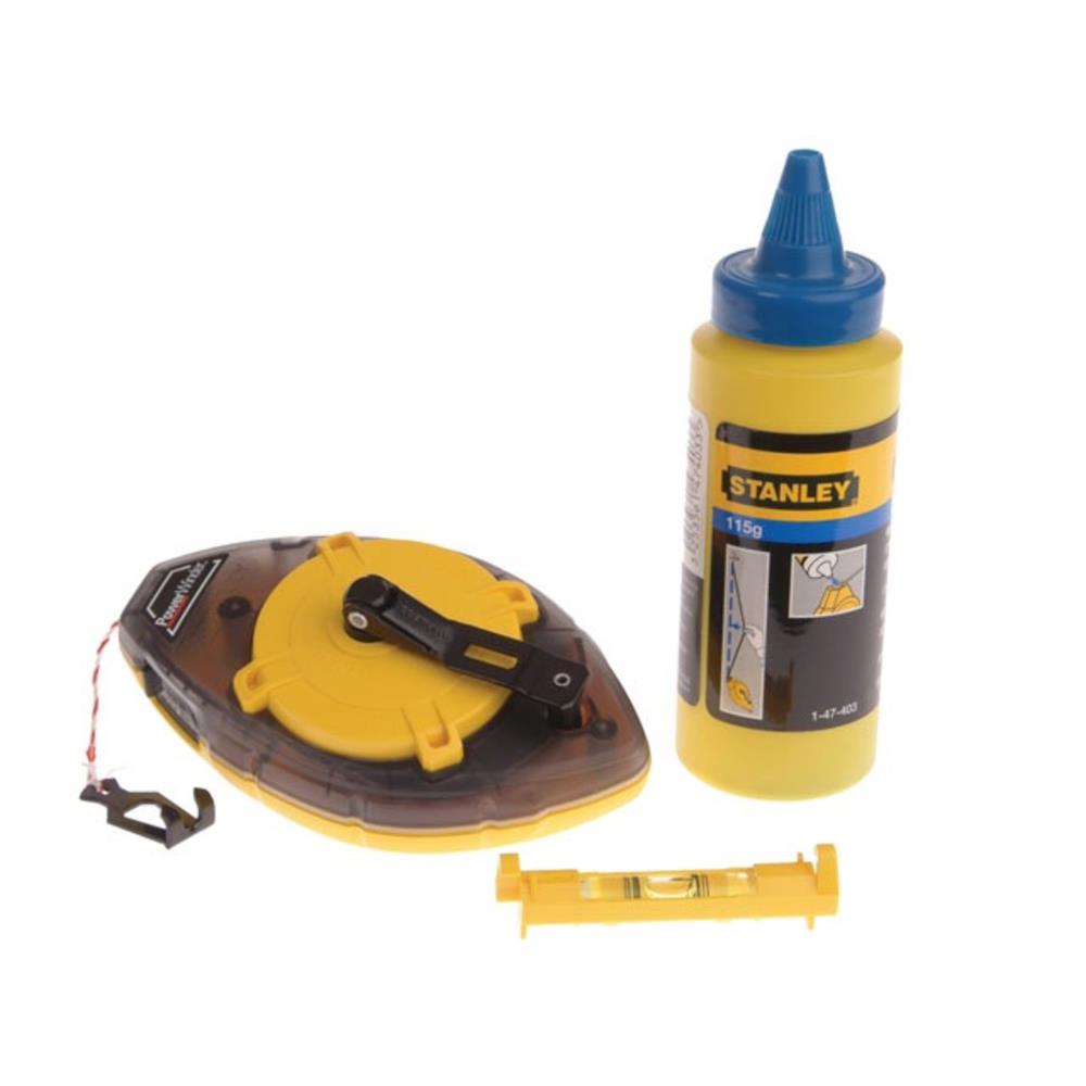 Stanley 047465 Powerwinder Chalk Line Set (30m 100') Toolfix