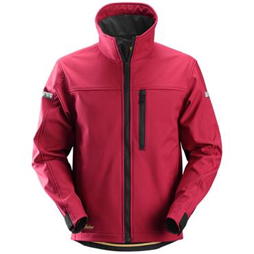 Snickers 1200 1604 Allroundwork Softshell Jacket - Chilli Red/Black