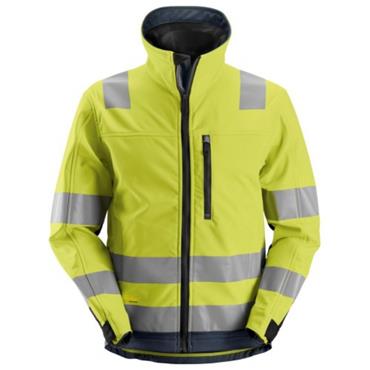 Snickers 1230 AllroundWork High-Vis Softshell Jacket Class 3