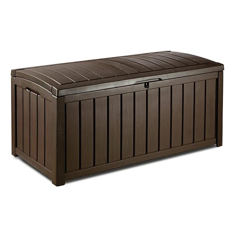 Keter Glenwood Garden Storage Deck Box Brown 17193522 Toolfix