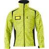 Mascot 19202-291-17010 Softshell Jacket With Reflectors - Yellow/Dark Navy
